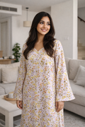 Soft Meadow Cotton Homewear Jalabiya
