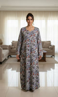Midnight Garden Cotton Homewear Jalabiya