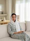 Soft Sage  Cotton Homewear Jalabiya