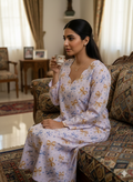 Blush Ribbon  Cotton Homewear Jalabiya