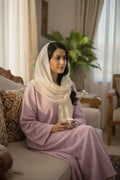 Meherian Soft Pink Cotton Home Jalabiya for Women – Lightweight & Breathable Daily Wear